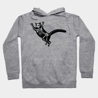 Surprised Black Cat Hoodie